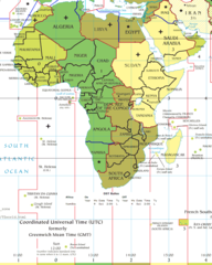 Africa Time Zones