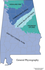 Alabama General Physiography