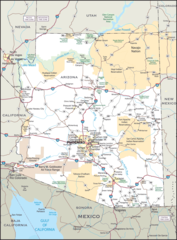 Arizona State Map