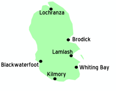 Arran Scotland Map