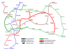 Baku Metro System Map