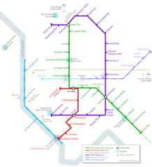 Bangkok Transportation Map