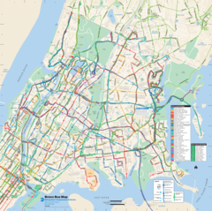 Bronx Bus Map