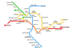 Bucharest Metro Map