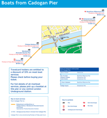 Cadogan Pier Route Map