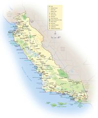 California Central Coast Map