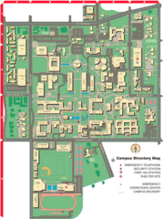 California Institute of Technology Campus Map 1