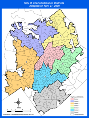 Charlotte Districts Map