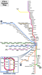 Chicago Cta L Map