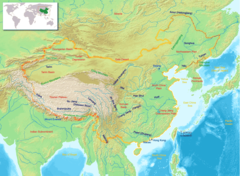 China Geography Map