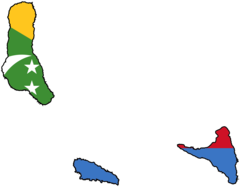 Comoros Flag Map