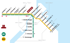 Copenhagen Metro Map (subway)