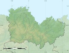 Cotes Darmor Department Relief Location Map