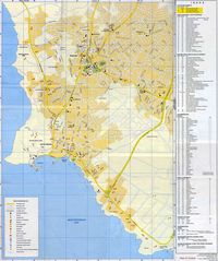 Cyprus Paphos City Map