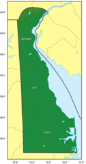 Delaware Relief Map