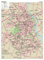 Delhi City Map