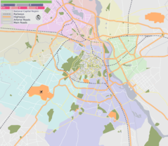 Delhi Area Locator Map 1