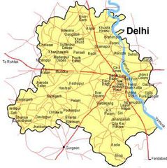 Delhi Map