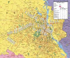 Delhi Political Map