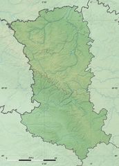 Deux Sevres Department Relief Location Map