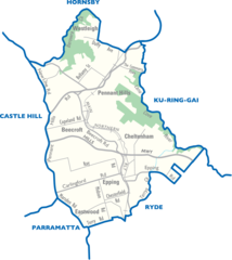 Epping City Map