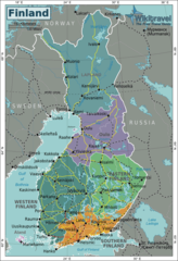 Finland Regions Map