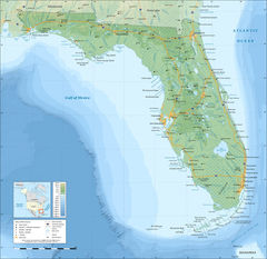 Florida Topographic Map