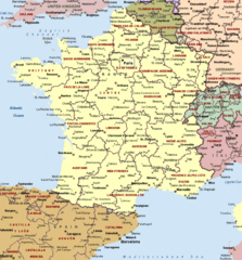 France Political Map