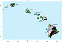 Hawaii Relief Map