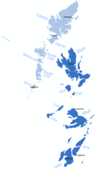 Hebrides Scotland Map