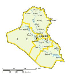 Iraq Only Map