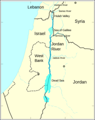 Jordan River Map