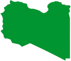 Libya Flag Map