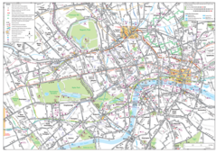 London Detailed Road Map