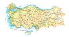 Map Turkey