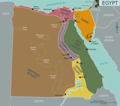 Map of Egypt