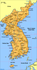 Map of Korea