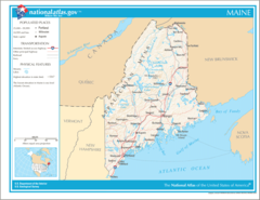 Map of Maine Na 1