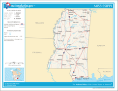 Map of Mississippi Na 1