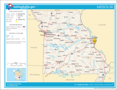 Map of Missouri Na 1