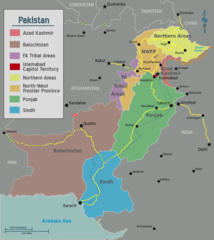 Map of Pakistan