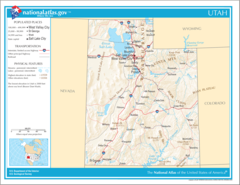 Map of Utah Na 1