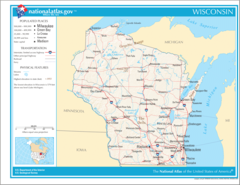 Map of Wisconsin Na 1