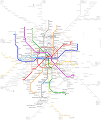 Moscow Metro Map