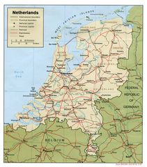 Netherlands Political Map