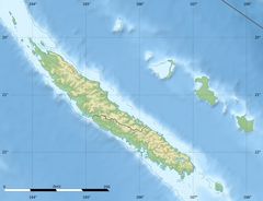 New Caledonie Relief Map