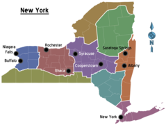 New York Regions Map