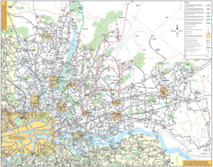 North East London Bus Map