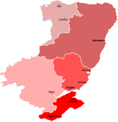 North East Scotland Map