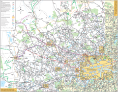 North West London Bus Map